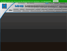 Tablet Screenshot of mhg-tools.de